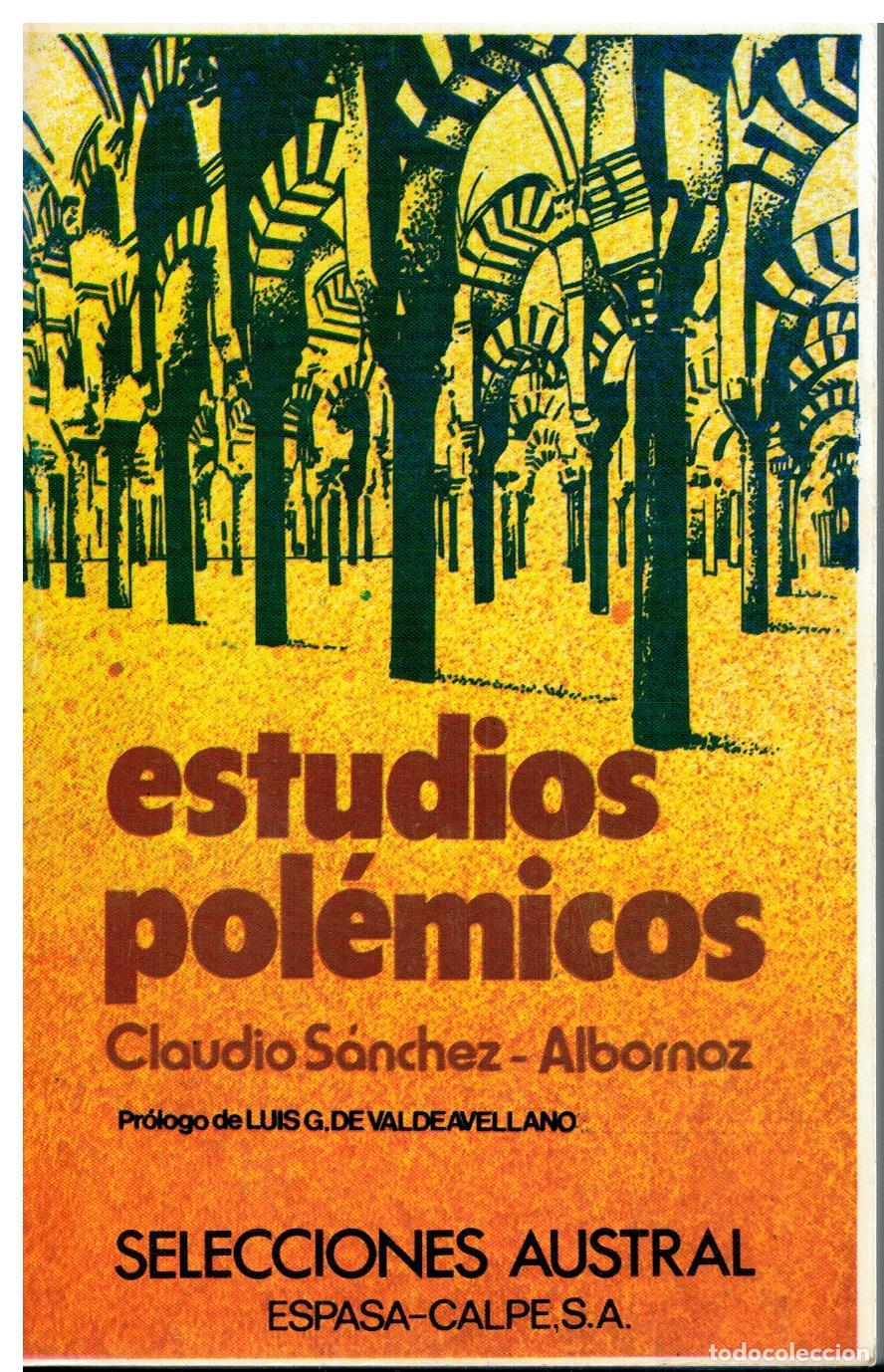 Libros: ESTUDIOS POL&Eacute;MICOS. Pr&oacute;logo de Luis G. de Valdeavellano. - Foto 1