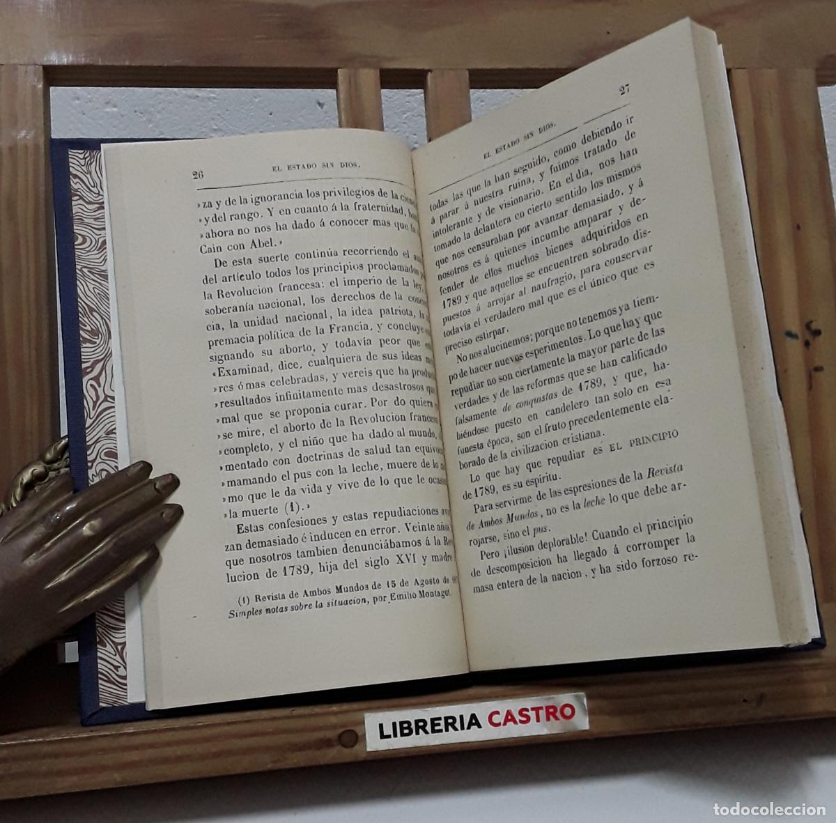 Libros: El estado sin Dios - Augusto Nicol&aacute;s. - Foto 3