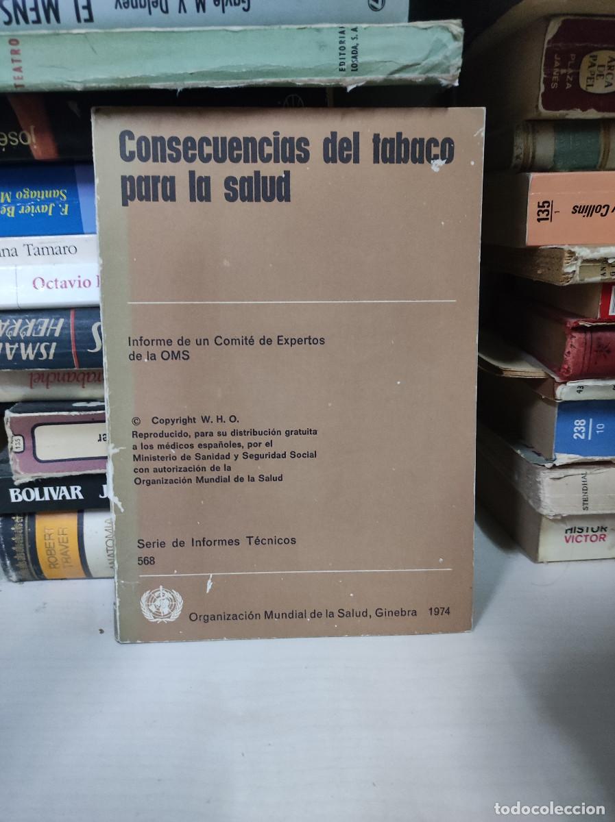 Libros: CONSECUENCIAS DEL TABACO PARA LA SALUD - Foto 1
