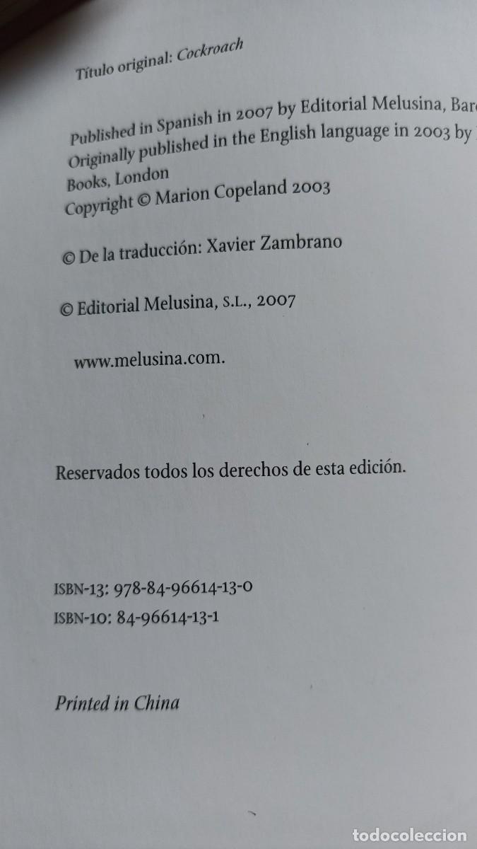 Libros: CUCARACHA - MARION COPELAND - Foto 2
