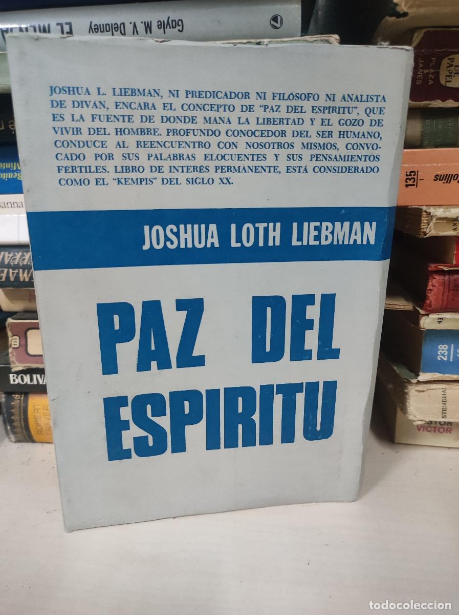 Libros: PAZ DEL ESP&Iacute;RITU / JOSHUA LOTH LIEBMAN - Foto 1