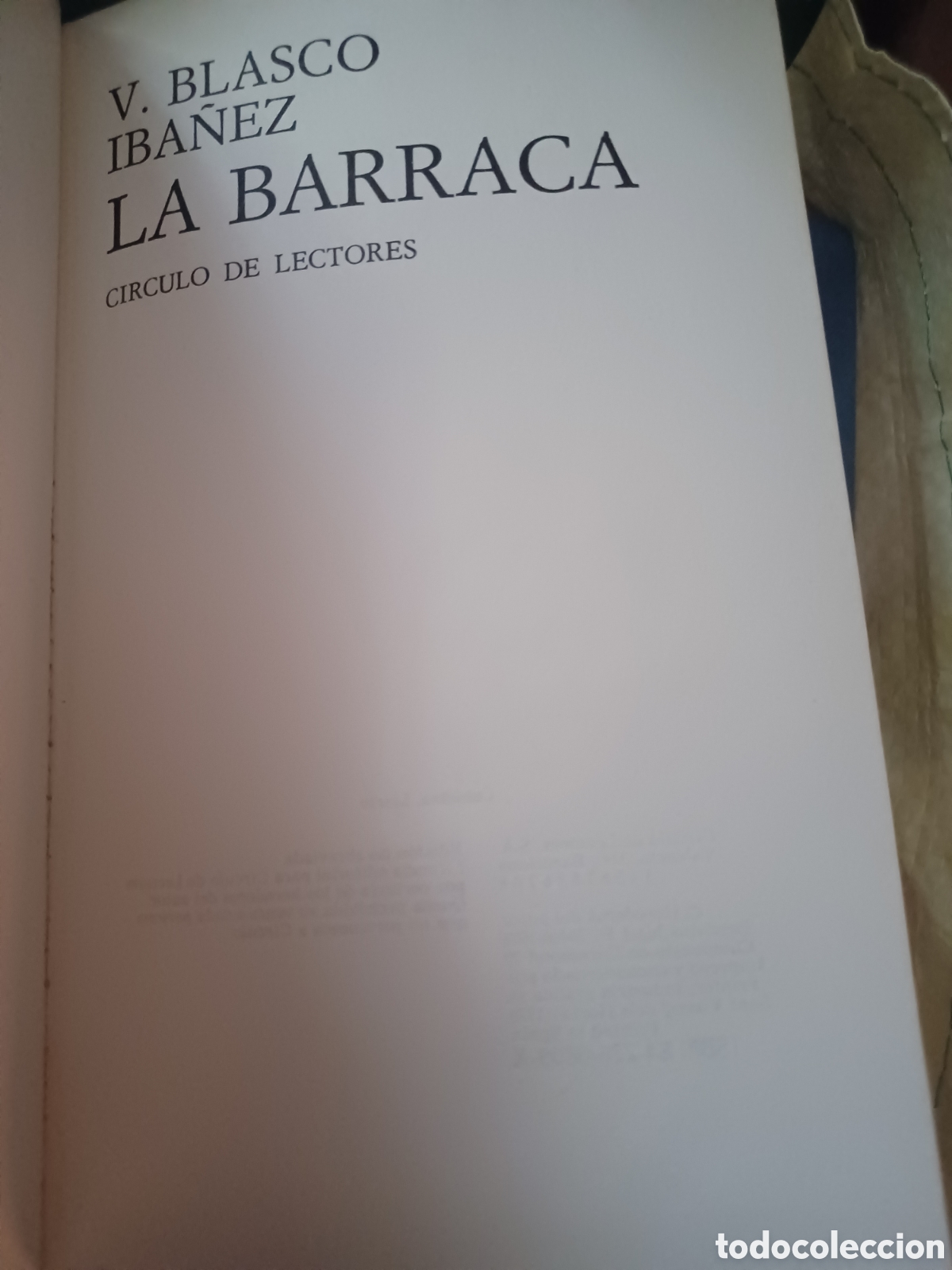 Libros: Barybook C65. La barraca Vicente Blasco Ib&aacute;&ntilde;ez C&iacute;rculo de Lectores - Foto 2