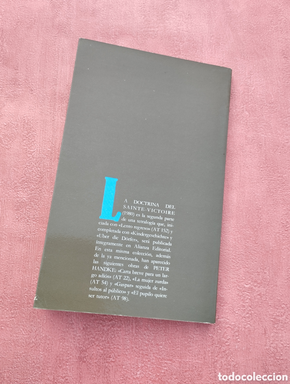Libros: Peter Handke. La doctrina de Sainte-Victoire. - Foto 2