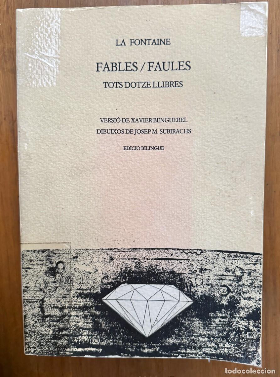 books: FABLES LA FONTAINE Xavier Benguerel franc&egrave;s catal&agrave;
