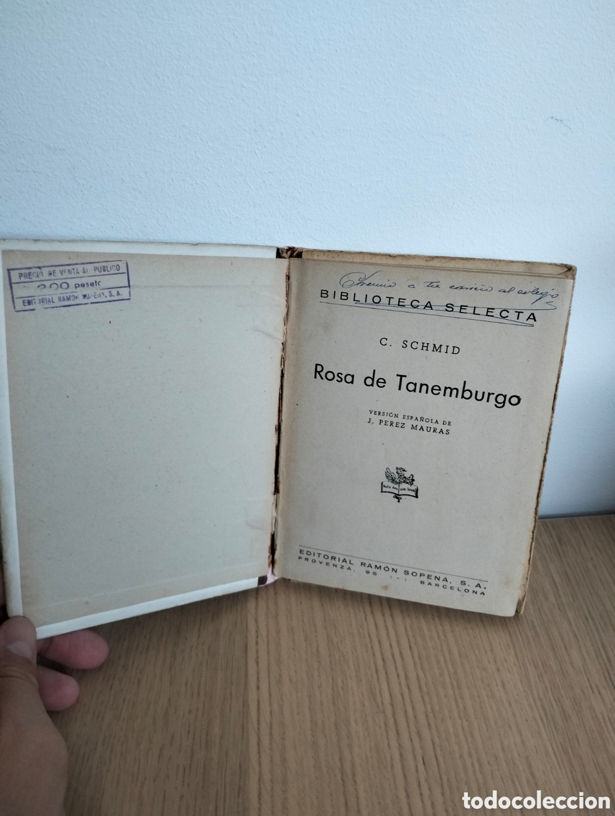 Libros: Crist&oacute;bal schmid - Rosa de Tanemburgo - Ram&oacute;n sopena editor 1943 - Foto 2