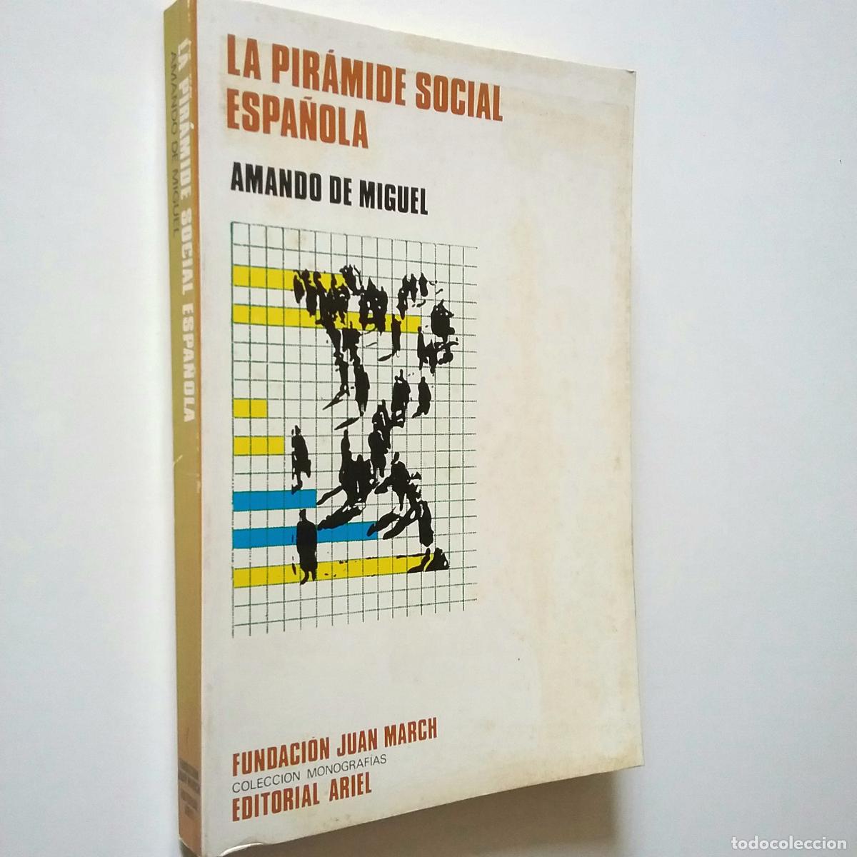Libros: Amando de Miguel - La pir&aacute;mide social espa&ntilde;ola - Foto 1