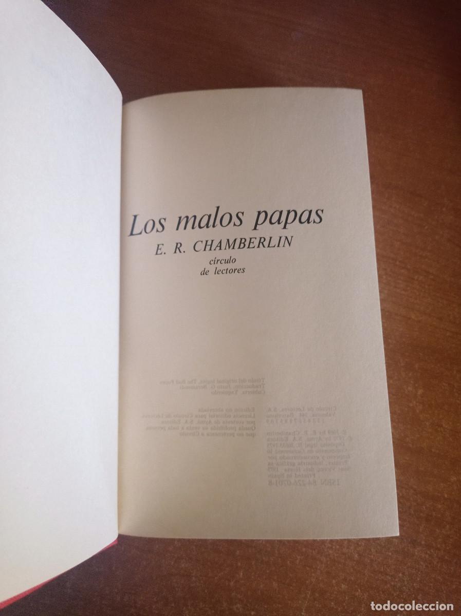 Libros: Los malos papas - E. R. Chamberlin, C&iacute;rculo de Lectores, 1975 - Foto 3