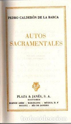 Libros: Autos sacramentales - Calder&oacute;n de la Barca, Pedro - Foto 1