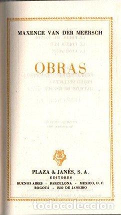 Libros: Obras - Meersch, Maxence van der - Foto 1