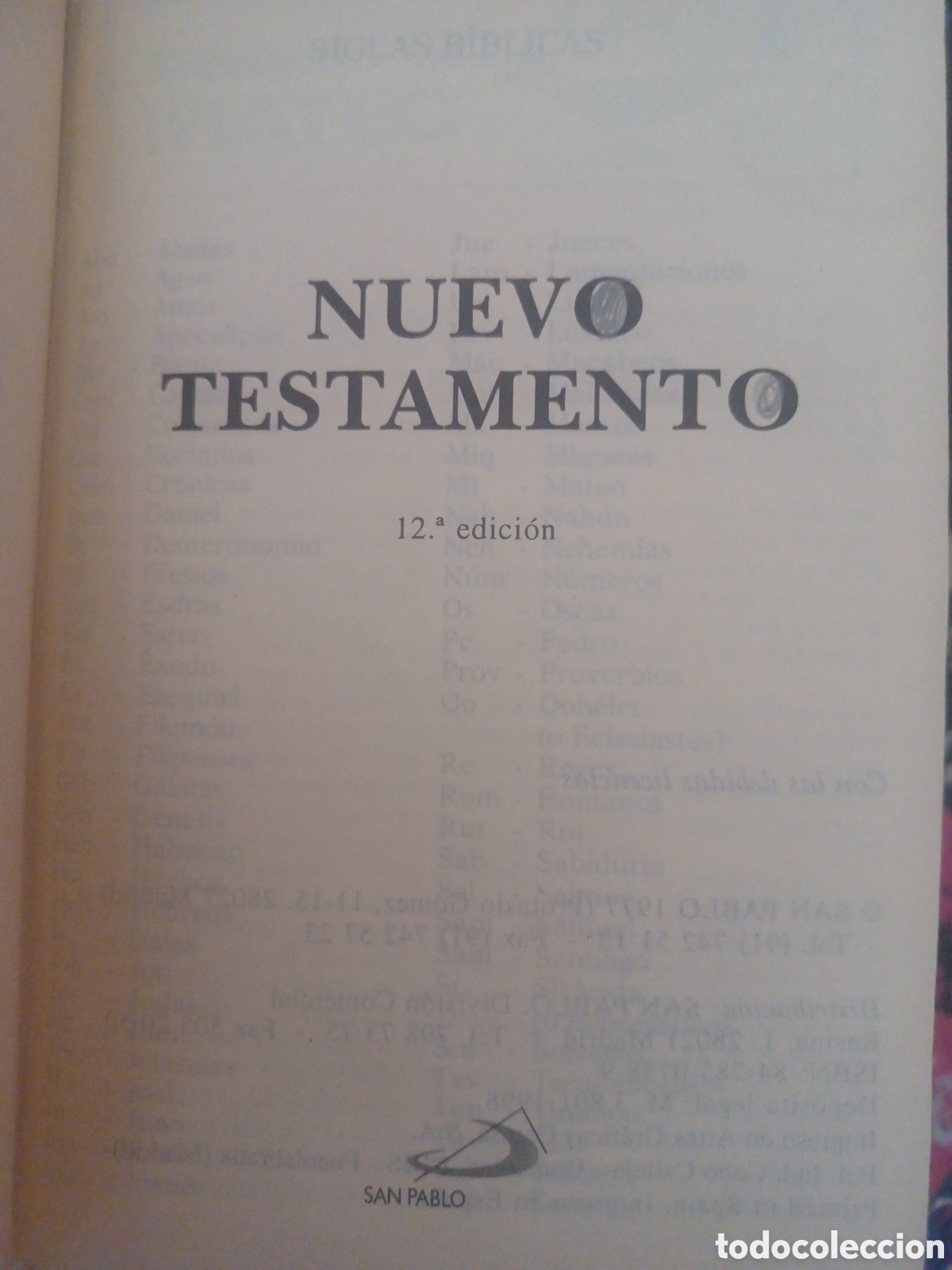 Libros: Barybook C68. Nuevo Testamento San Pablo - Foto 2