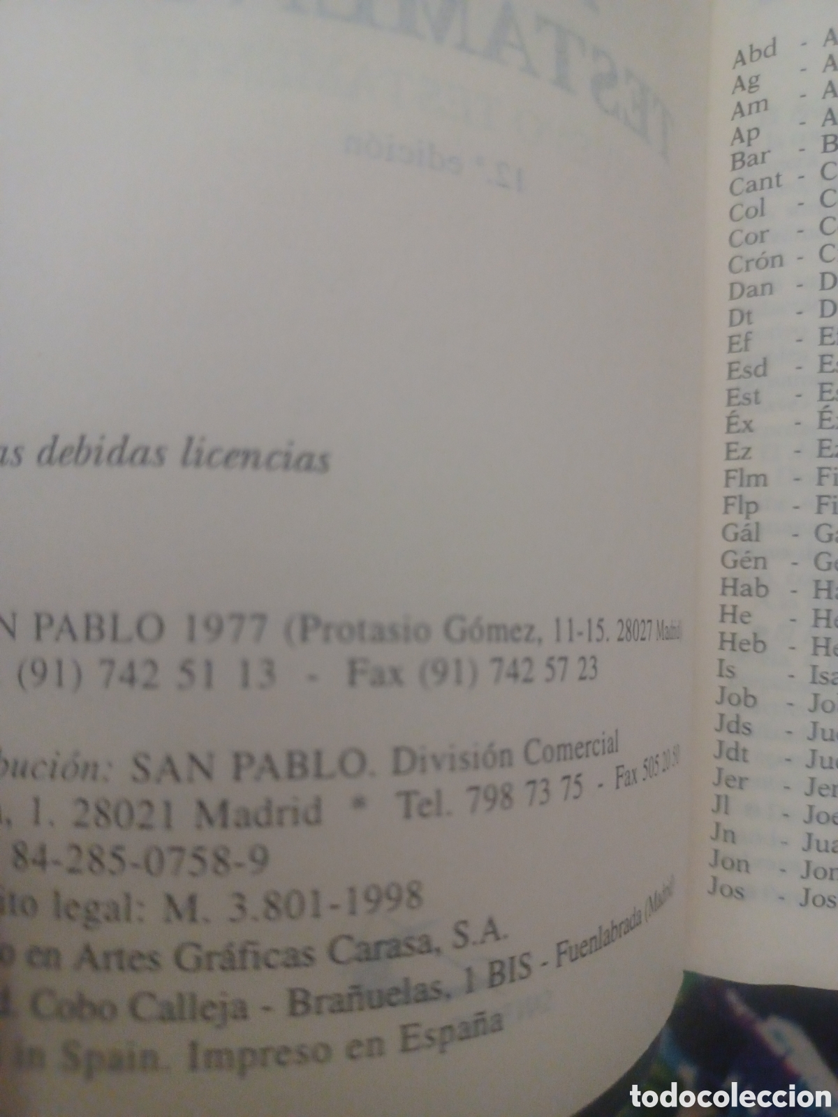 Libros: Barybook C68. Nuevo Testamento San Pablo - Foto 3