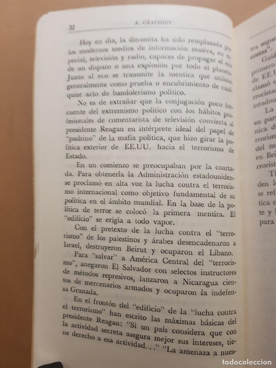 Libros: BAJO EL SIGNO DEL TERROR - A.GRACHIOV - ED. PROGRESO - 1985 (ILUST) - Foto 7