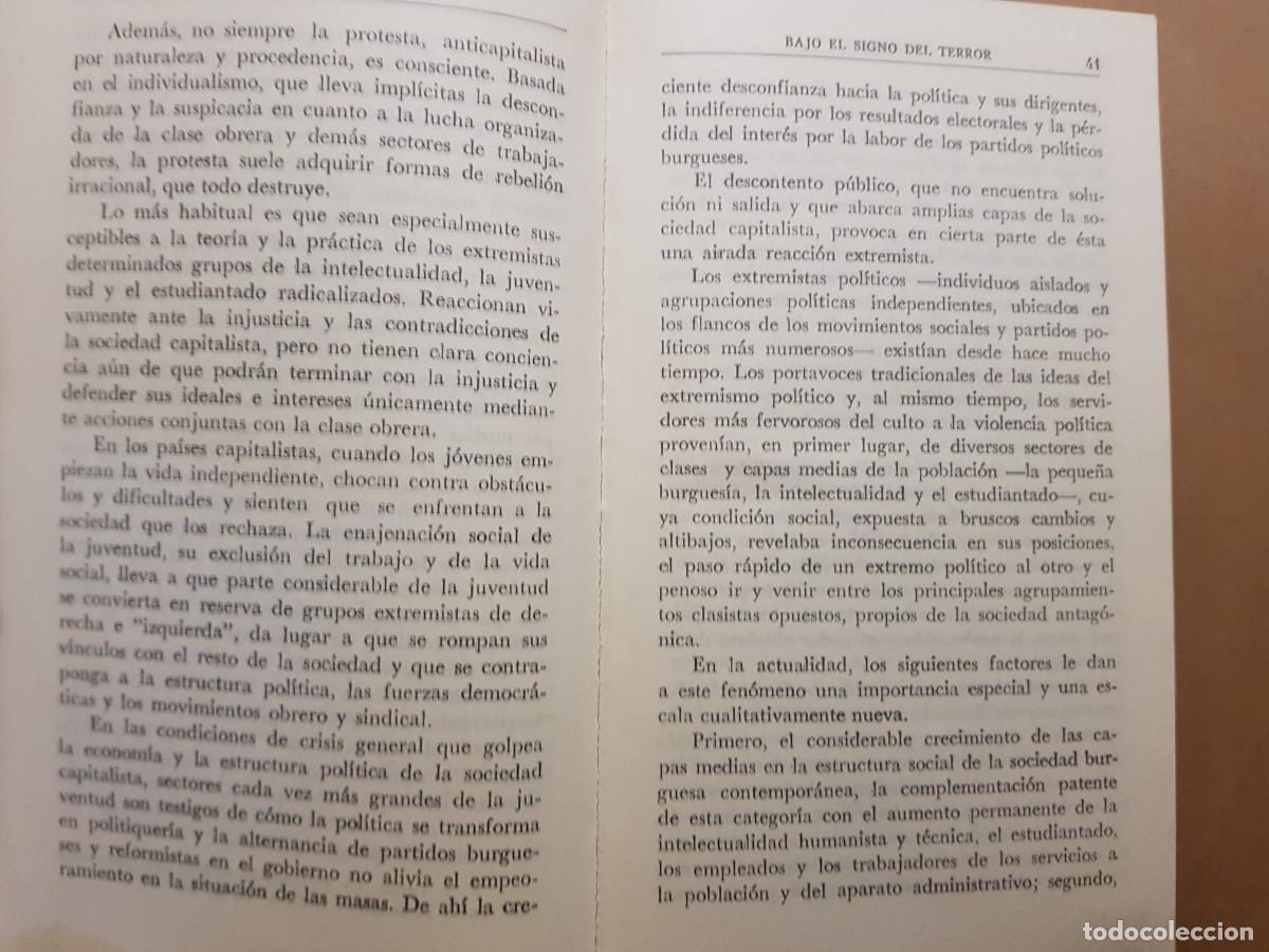 Libros: BAJO EL SIGNO DEL TERROR - A.GRACHIOV - ED. PROGRESO - 1985 (ILUST) - Foto 8