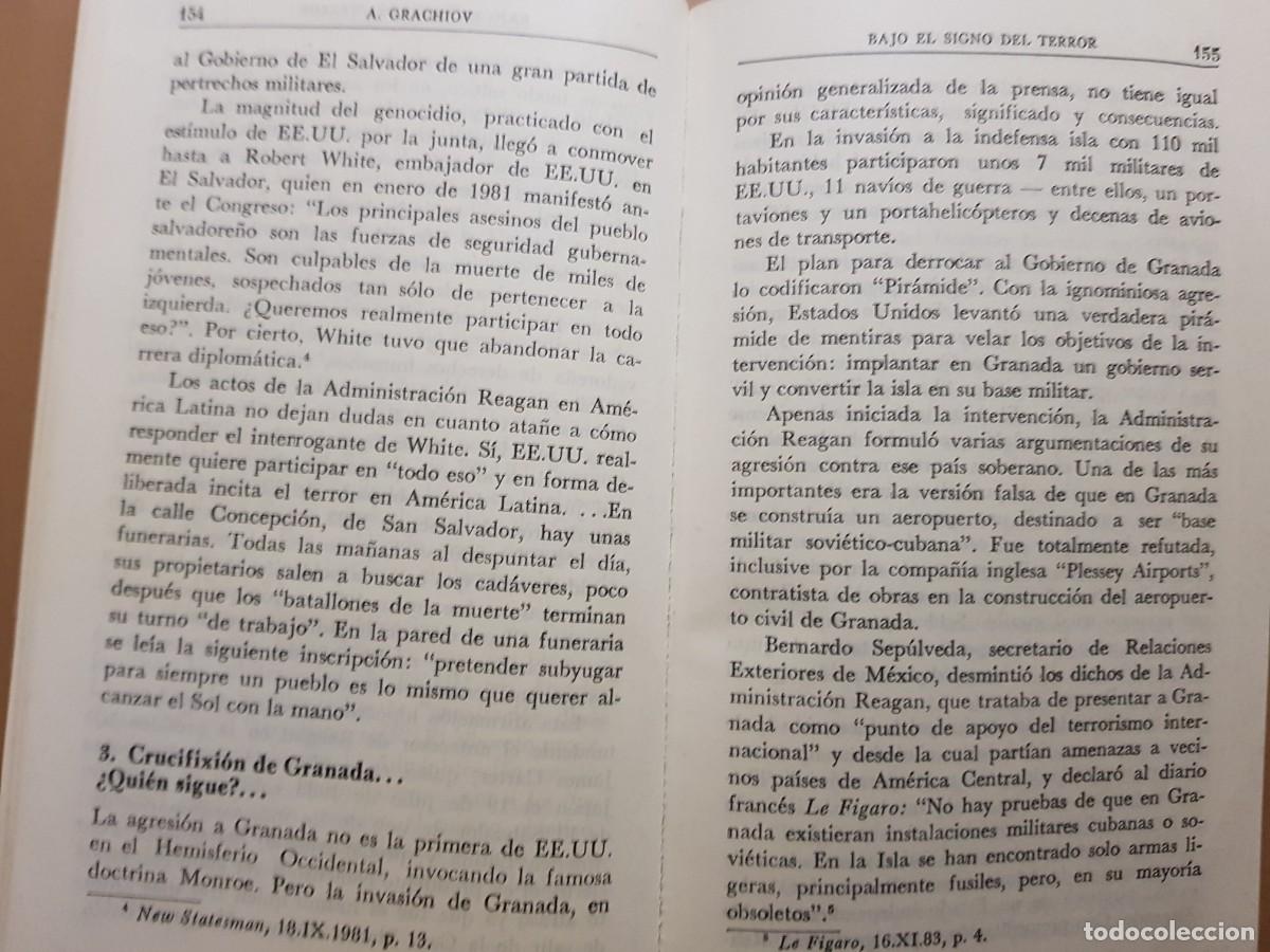Libros: BAJO EL SIGNO DEL TERROR - A.GRACHIOV - ED. PROGRESO - 1985 (ILUST) - Foto 14