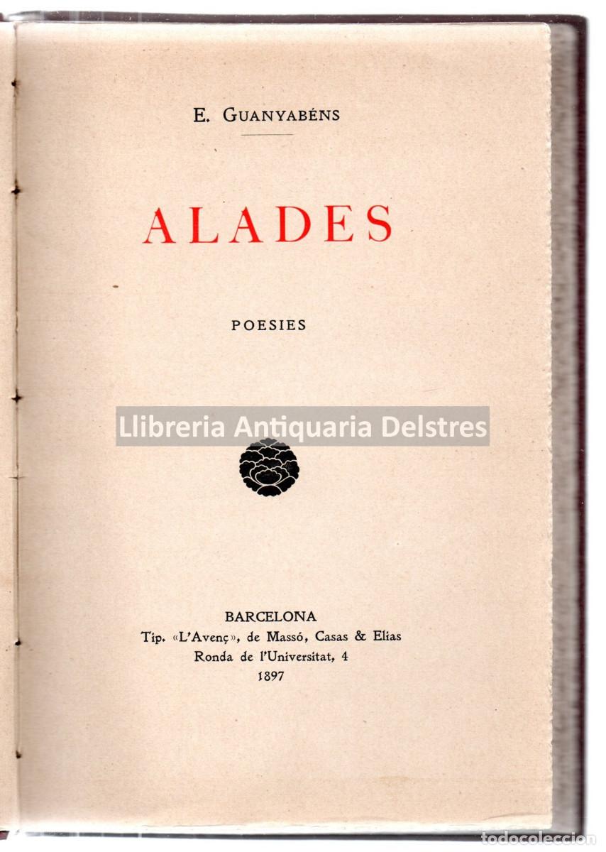 Libros: Guanyab&eacute;ns, E. - Alades. Poesies. - Foto 1