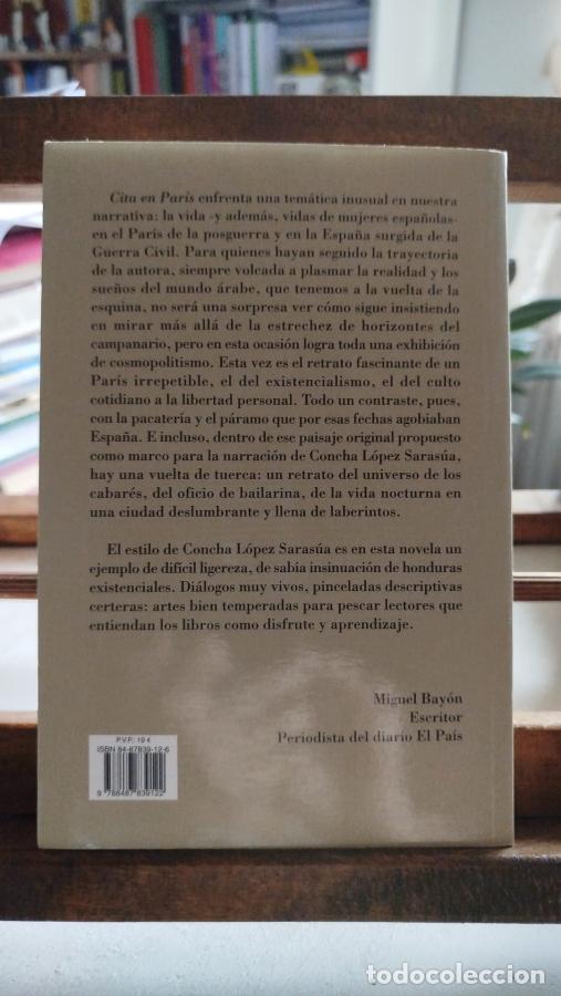 Libros: Cita en Par&iacute;s - L&oacute;pez Saras&uacute;a, Concha - Foto 2