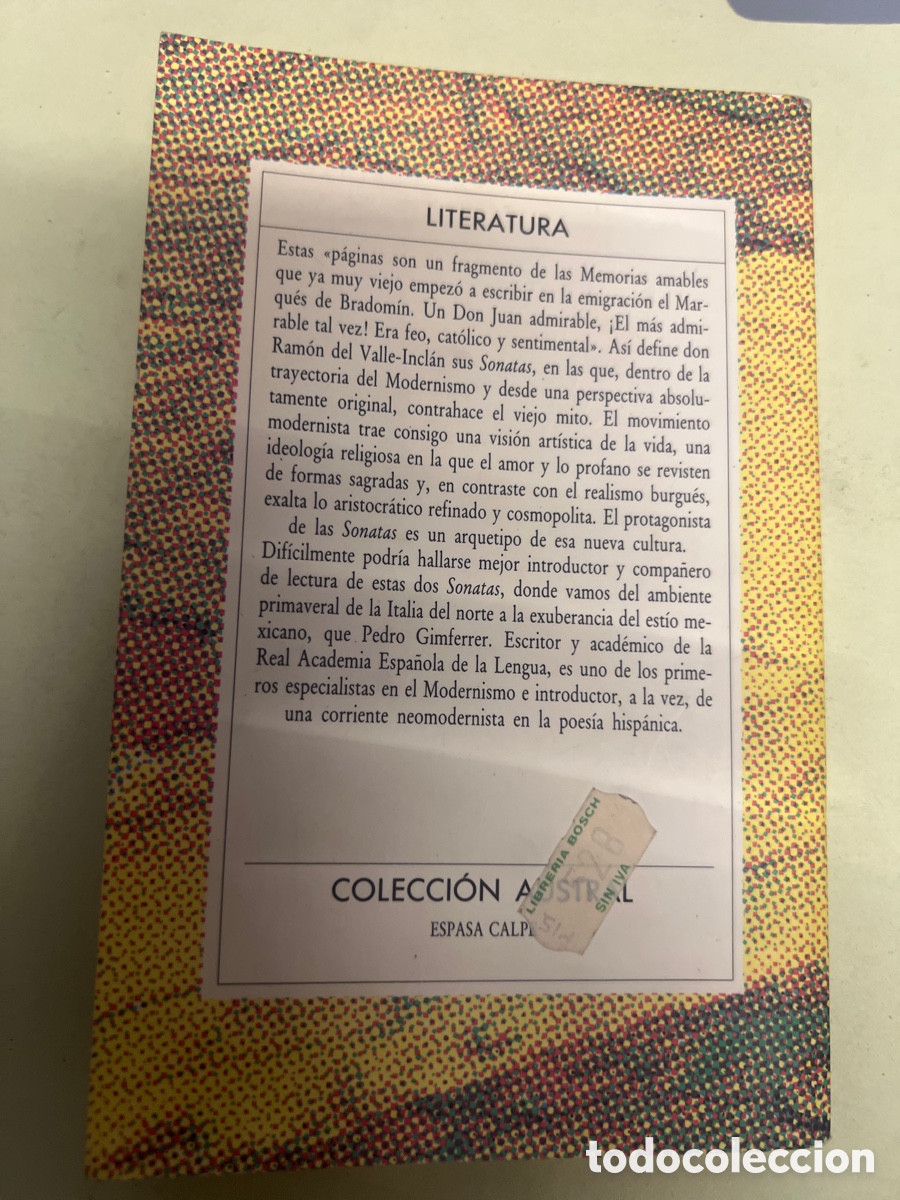 Libros: SONATA DE PRIMAVERA/SONATA DE EST&Iacute;O - Valle-Incl&aacute;n - Foto 5