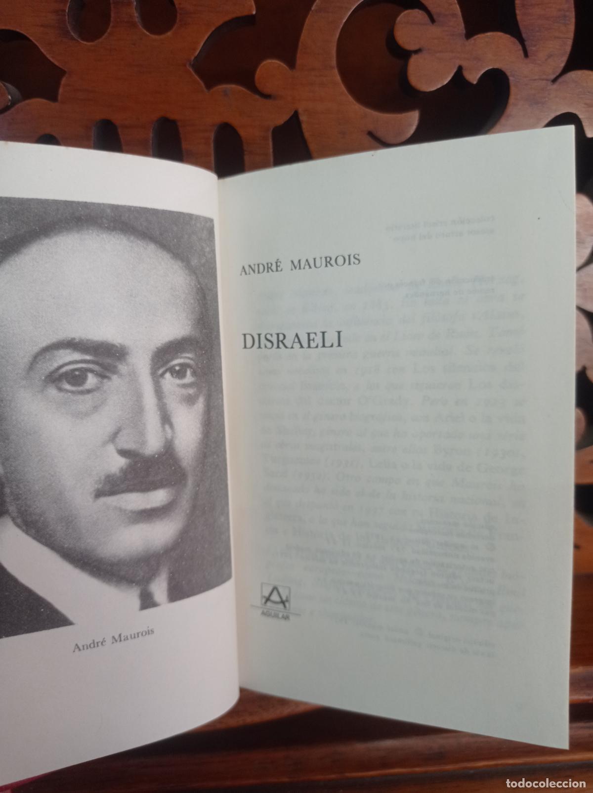 Libros: DISRAELI, ANDRE MAUROIS. AGUILAR 1977 - Foto 2