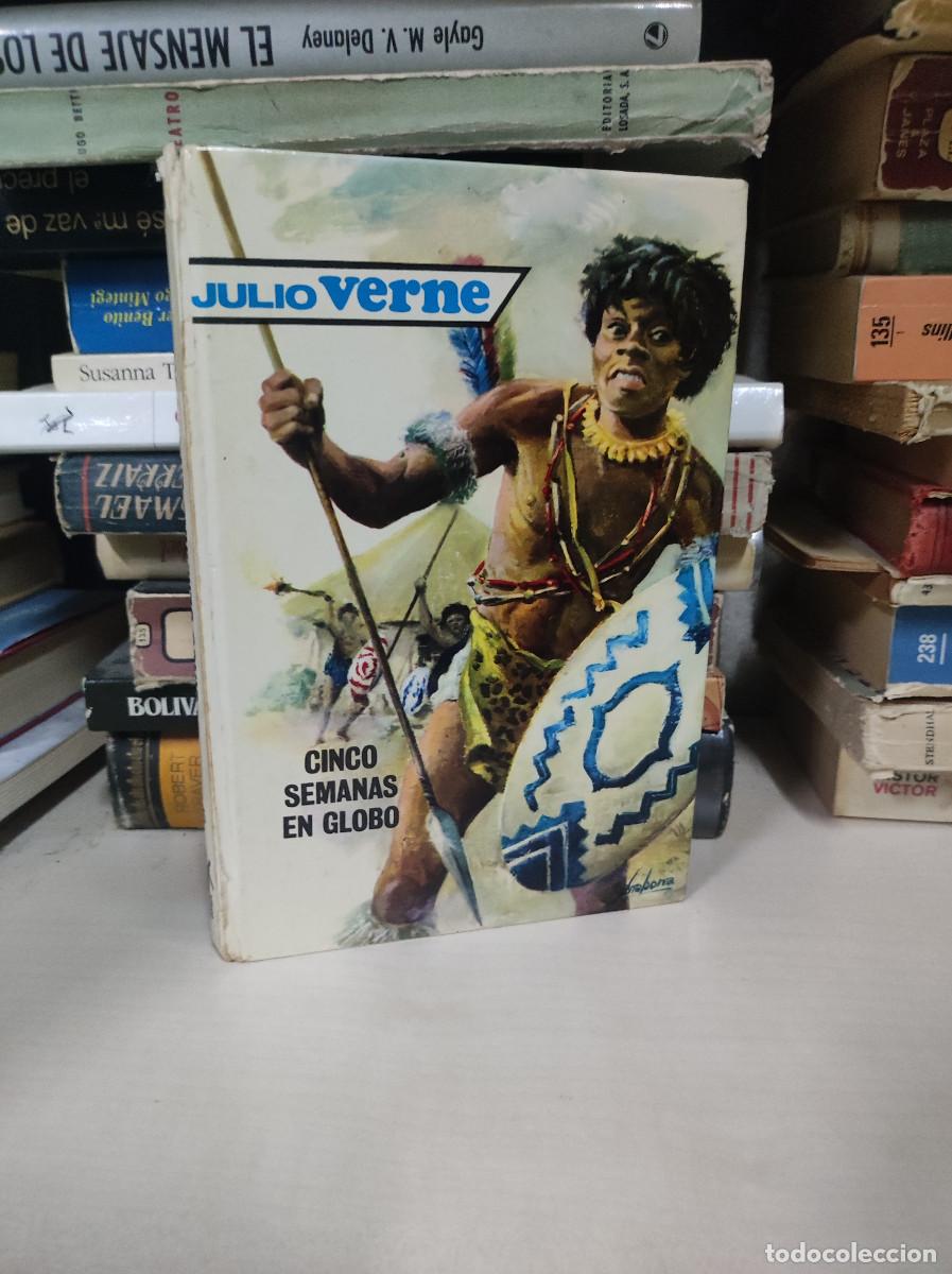 Libros: CINCO SEMANAS EN GLOBO JULIO VERNE - Foto 1