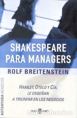 Libros: Shakespeare para managers - Rolf Breitenstein - tdk89 - Foto 1