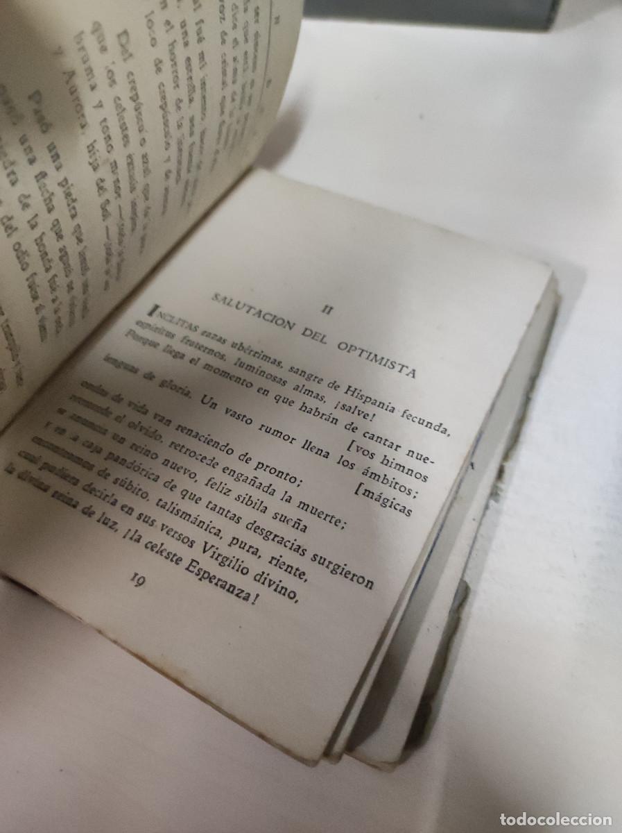 Libros: RUBEN DARIO CANTOS DE VIDA Y ESPERANZA 1943 - Foto 2