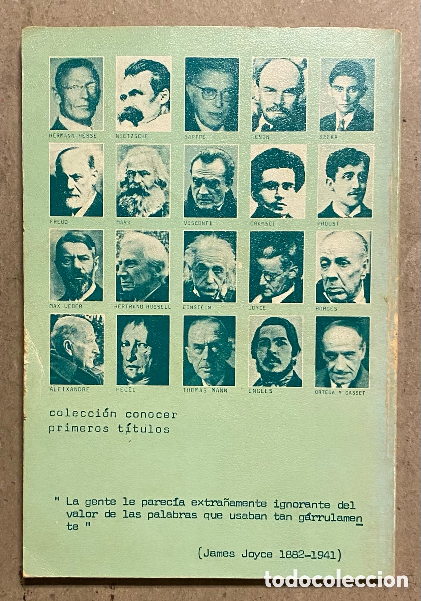 Libros: CONOCER JOYCE Y SU OBRA. JOS&Eacute; M&ordf; VALVERDE. DOPESA 1978 (1&ordf; EDICI&Oacute;N). - Foto 4