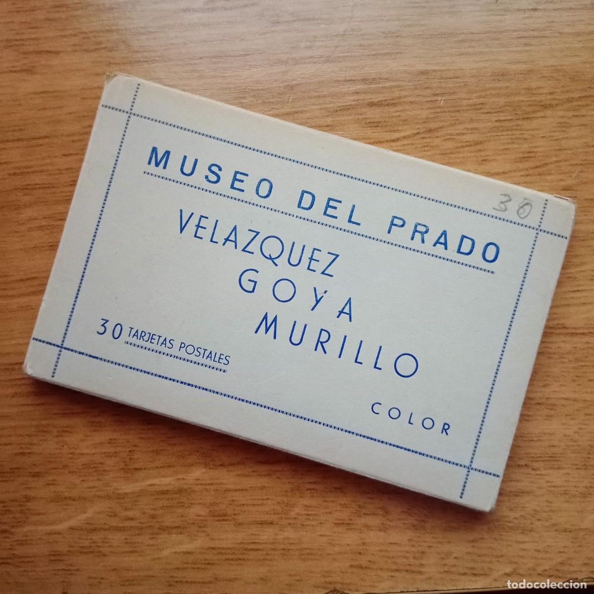 Libros: 30 tarjetas postales. Museo del Prado. Velazquez . Goya . Murillo (No completo)