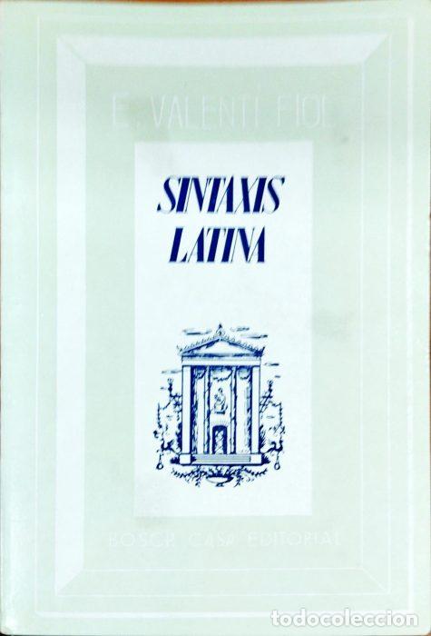 Libros: Sintaxis latina - VALENT&Iacute; FIOL, EDUARDO - Foto 1