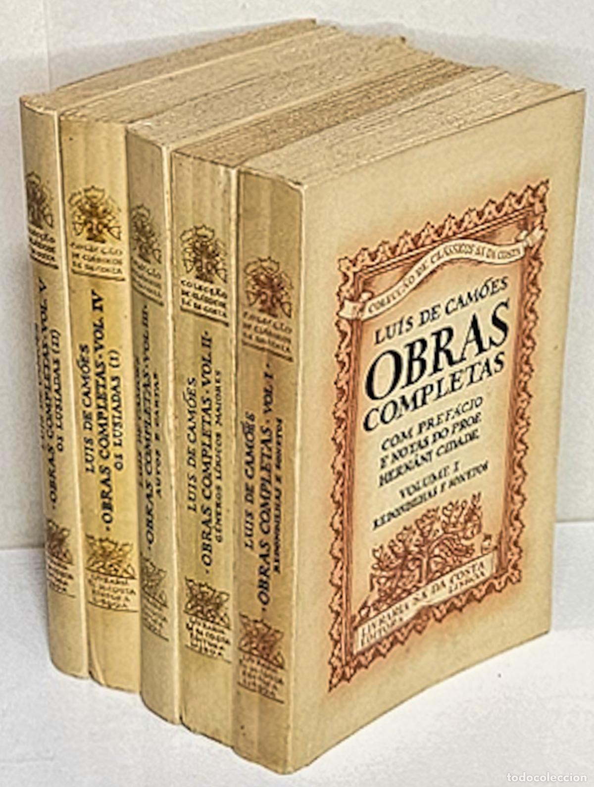 Libros: CAM&Ocirc;ES, Lu&iacute;s de. Obras completas. Com pref&aacute;cio e notas di prof. Hern&acirc;ni Cidade. Vol I. Redondilhas e - Foto 1