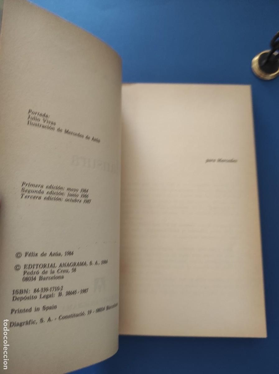Libros: MANSURA - F&eacute;lix de Azua - Foto 2