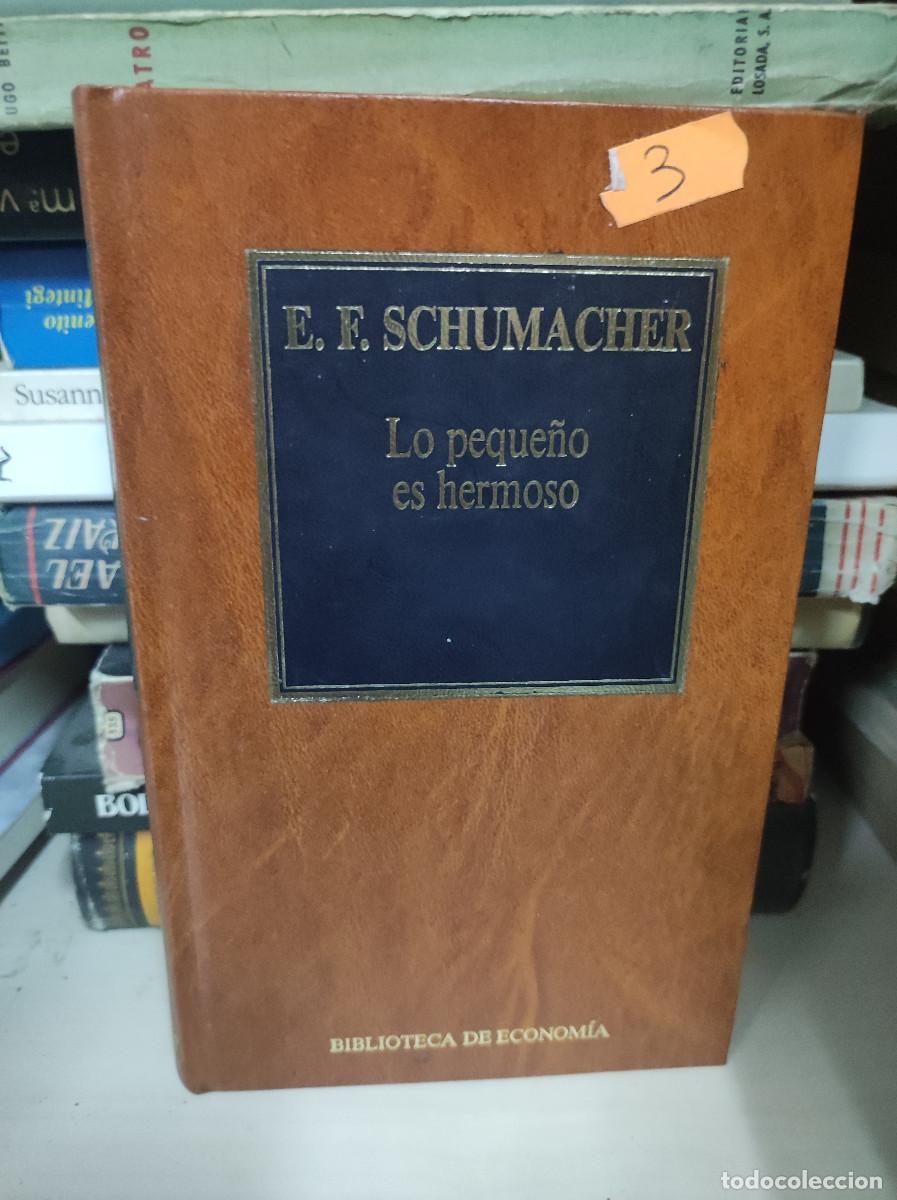 Libros: LO PEQUE&Ntilde;O ES HERMOSO SCHUMACHER - Foto 1