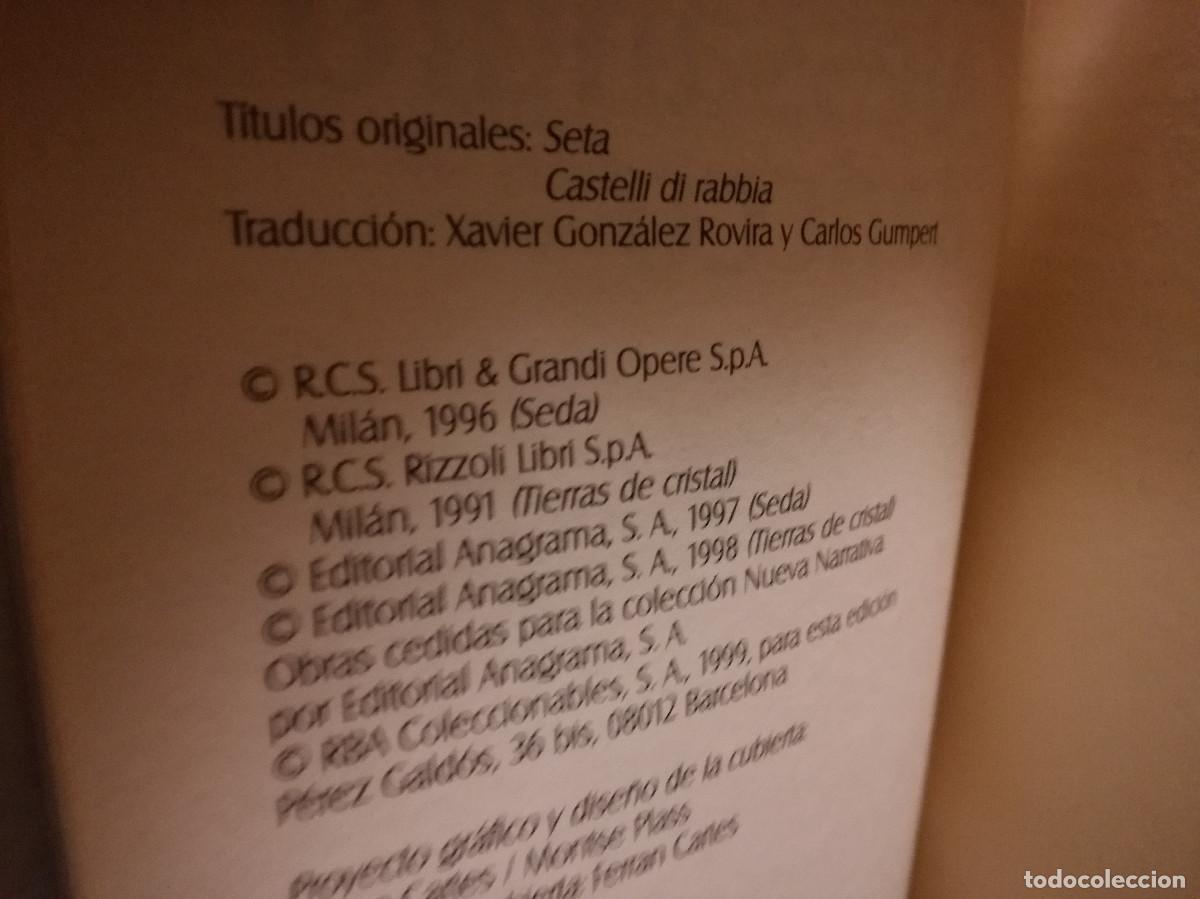 Libros: LIBRO - SEDA TIERRAS DE CRISTAL - ALESSANDRO BARICCO - Foto 2