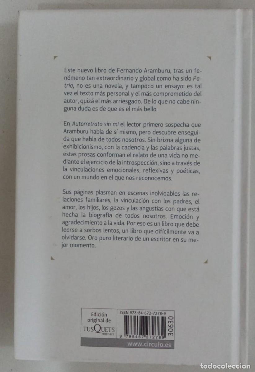 Libros: Autorretrato sin m&iacute; - Fernando Aramburu - Foto 2