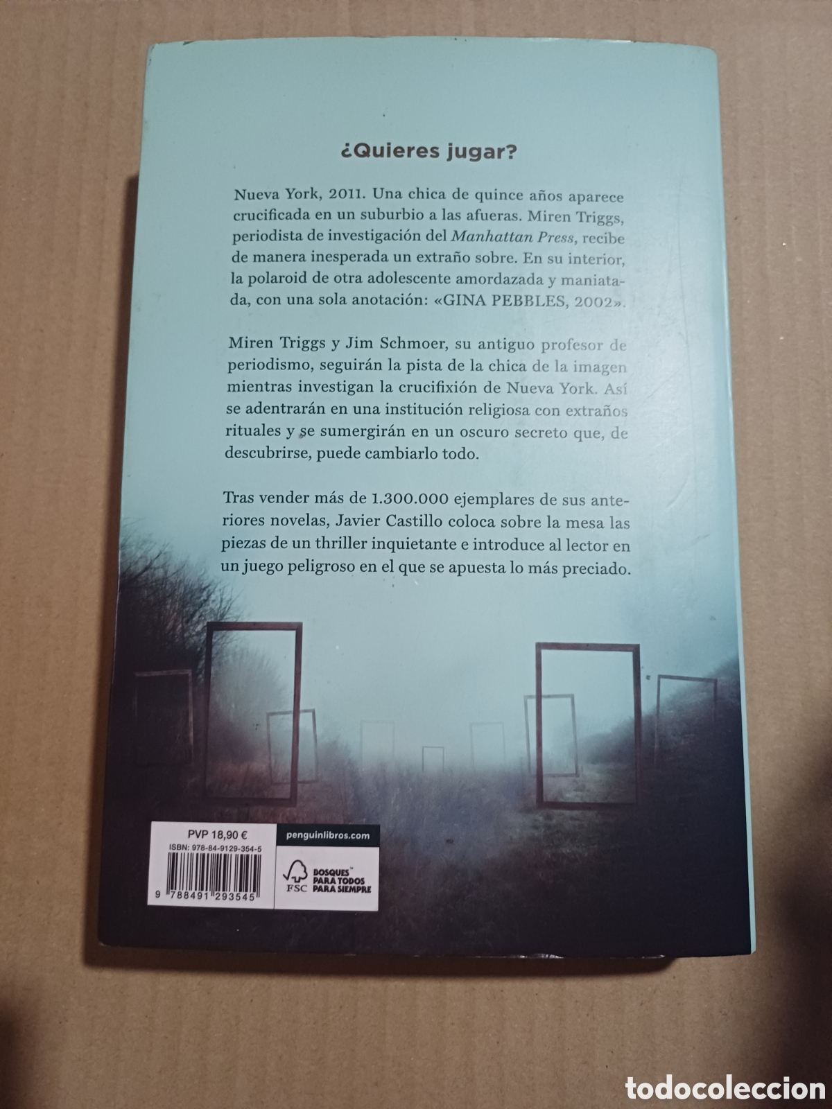 Libros: El juego del alma Javier Castillo - Foto 2