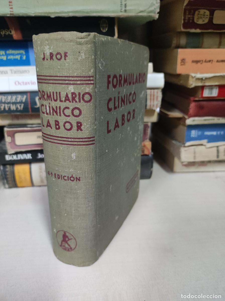 Libros: J. ROF FORMULARIO CLINICO LABOR - Foto 2