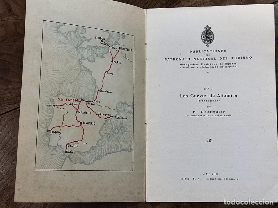 Libros: LAS CUEVAS DE ALTAMIRA - Obermaier, H. - Foto 3