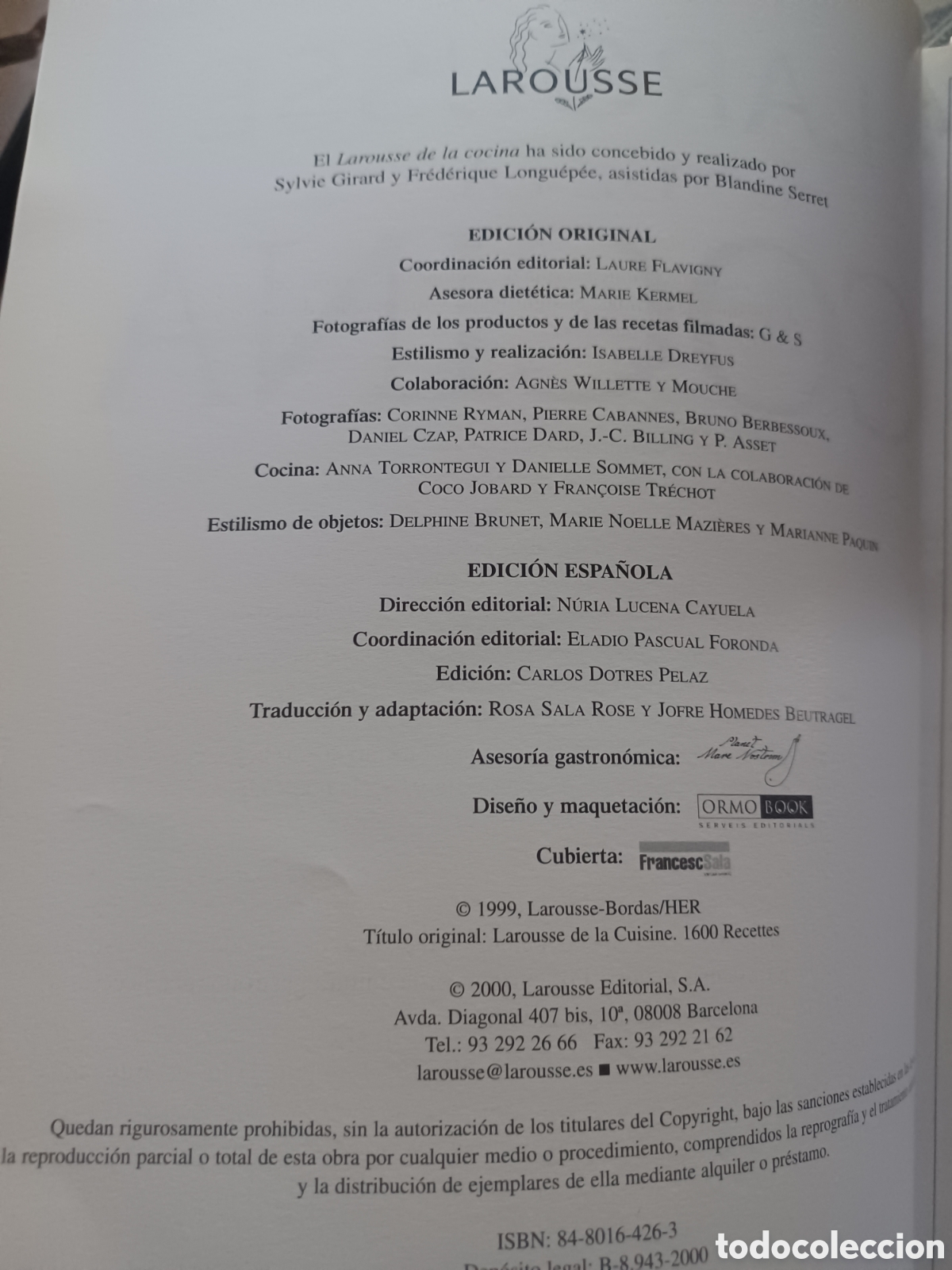 Libros: Barybook C49. . Larousse de la cocina Readers digest - Foto 3