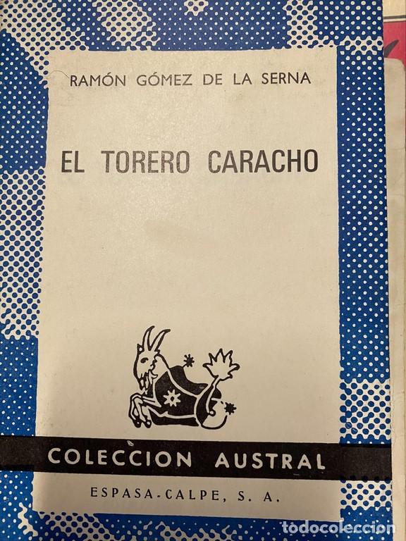 Libros: EL TORERO CARACHO. - GOMEZ DE LA SERNA, Ramon. - Foto 1