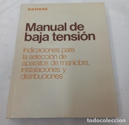 Libros: MANUAL DE BAJA TENSION, SIEMENS 1984 - Foto 1