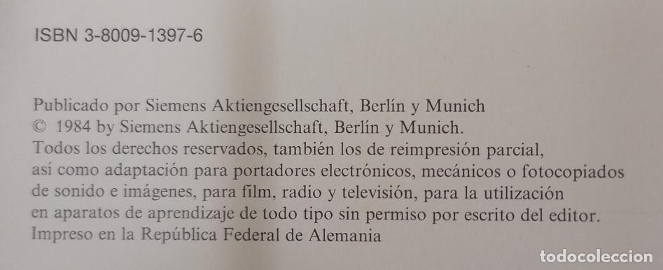 Libros: MANUAL DE BAJA TENSION, SIEMENS 1984 - Foto 3