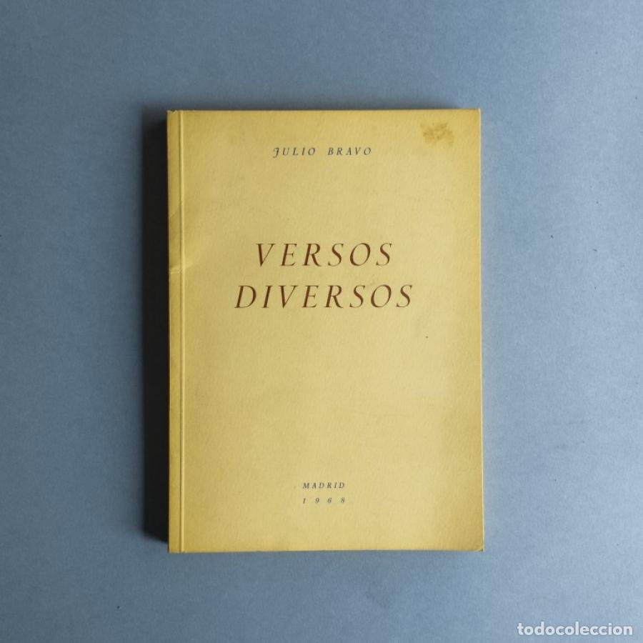 Libros: Versos Diversos. - Bravo, Julio. - Foto 2
