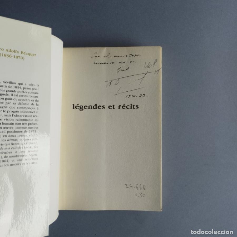 Libros: L&eacute;gends et R&eacute;cits. &Eacute;dition bilingue. Traduction et pr&eacute;sentation de Robert Pageard. - B&eacute;cquer, Gustav - Foto 1
