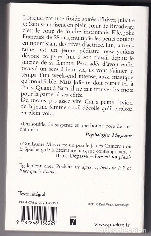Libros: Sauve-moi - Guillaume Musso / Libro franc&eacute;s - Foto 2