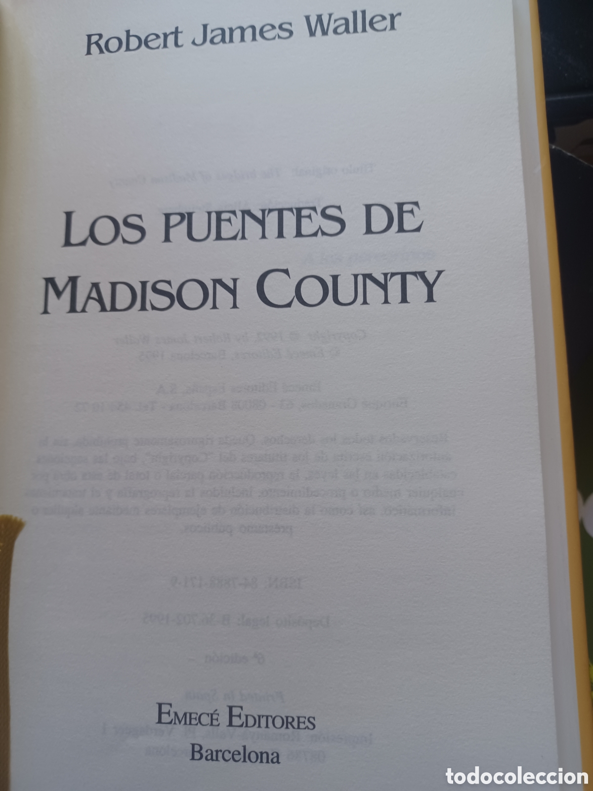 Libros: Barybook C31. Los puentes de Madison County Robert James Waller EMECE - Foto 3