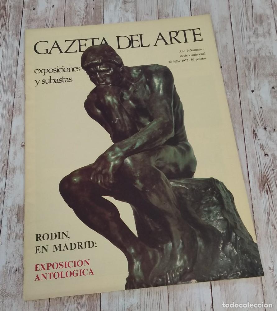 Livres: Gazeta del Arte, A&ntilde;o I o 1, n&uacute;mero VII o 7, 30 de julio de 1973. Exposiciones y subastas