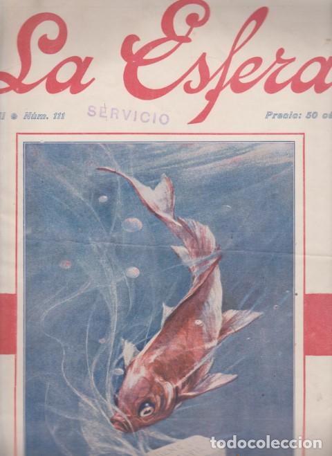B&uuml;cher: LA ESFERA ILUSTRACI&Oacute;N MUNDIAL. 12 FEBRERO 1916. A&Ntilde;O III. N&Uacute;MERO 111 - REVISTA