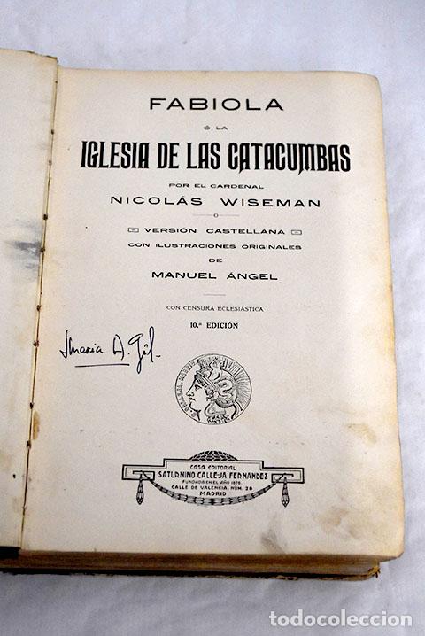 Libros: Fabiola: Wiseman, Nicol&aacute;s.- Wiseman, Nicol&aacute;s - Foto 1