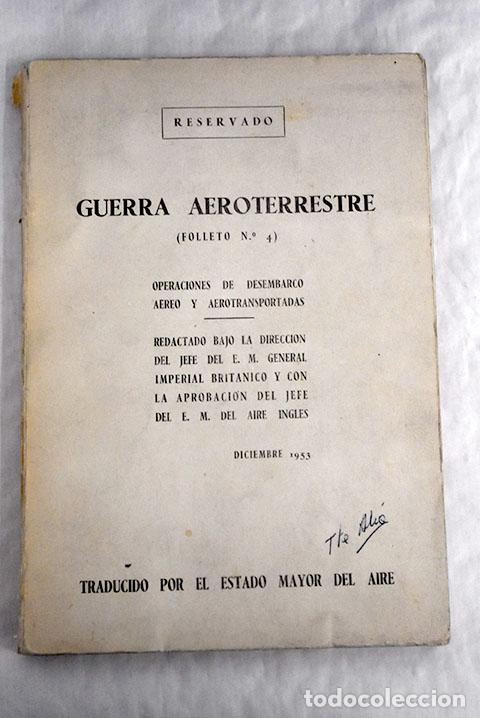 Libros: Guerra aeroterrestre. Folleto N&ordm; 4 - Foto 1
