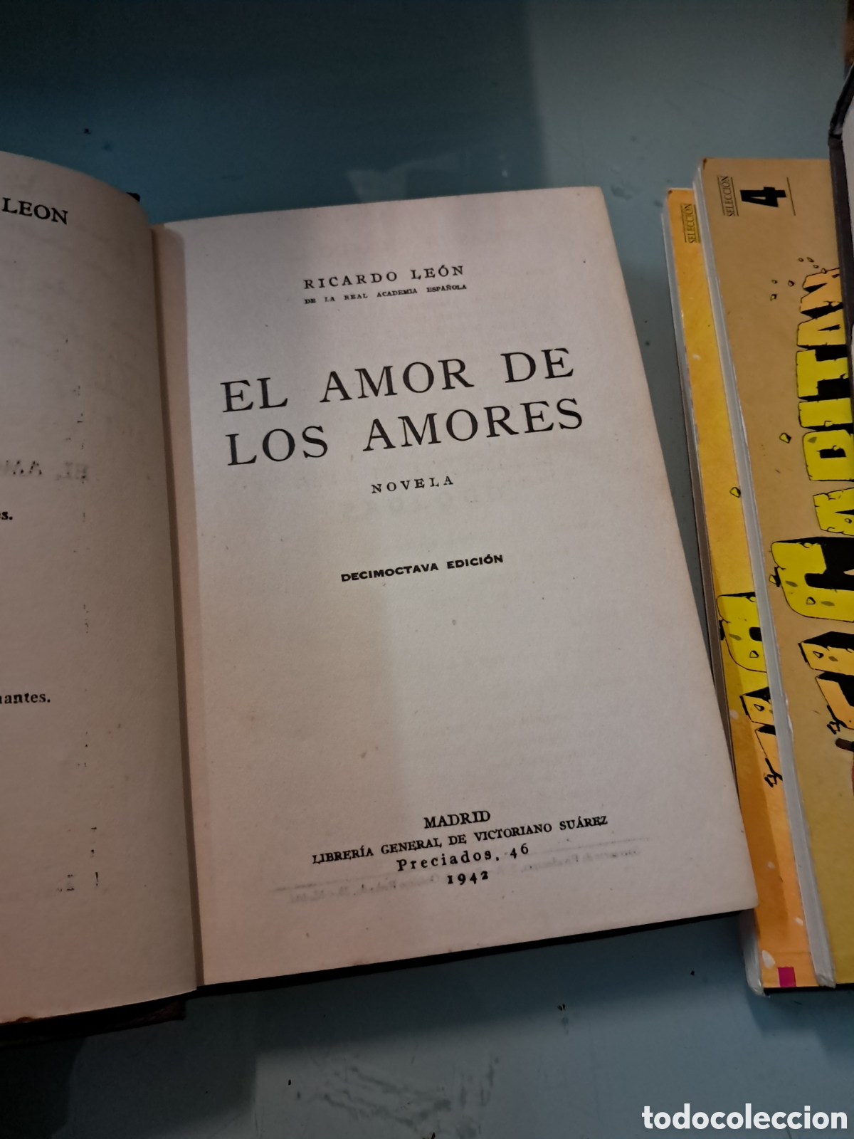 Libros: Ricardo Le&oacute;n, El.amor de los.amores, 1942 - Foto 2
