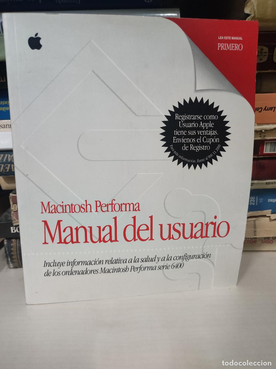 Libros: MANUAL DEL USUARIO MACINTOSH PERFORMA - Foto 1